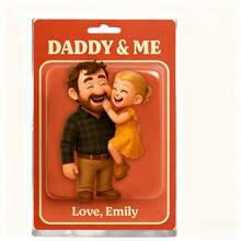 Customized Photo Dad And Child Acrylic Block Figurine, Father's Day Gift - Multicolor - View 10