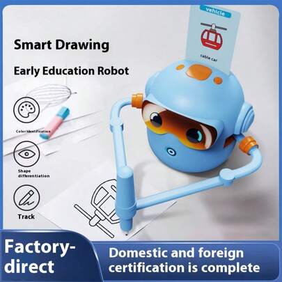2026 New Model - Painting Robot - With Pen & Card Slot, Smart Painting Robot, Electronic Pet That Can Draw, Gift For Friends, Holiday Gift, Birthday Gift, Collectible Gift