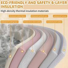 Foldable Bathtub Adults, Large Portable Installation - Bathtub Outdoor Freestanding Bath Tub Family Standing SPA Soaking Tub Bathroom SPA Shower Stall, 37.5''x 22''x 22''