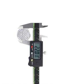 1 pieza Anillo de Moissanita en espiral, estilo minimalista, incrustado en plata de ley S925, chapado en oro de 18K, con diamantes engastados elegantes, banda cerrada, talla 8/9/10/11/12, diseño hipoalergénico y sin níquel, adecuado para bodas, fiestas, banquetes y festividades de Ramadán, incluye certificación GRA