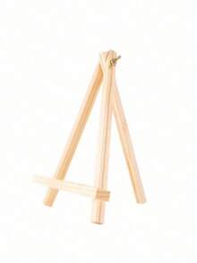 1 Pieza de Caballete de Arte de Madera - Caballete de Exhibición Triangular Portátil para Lienzos, Fotos, Letreros - Caballete de Pintura de Escritorio Adecuado para Artistas, Ferias Artesanales, Bodas - Soporte Universal para Obras de Arte, Útiles Escolares, Vuelta al Colegio