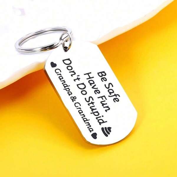 1pc Stocking Stuffer For Daughter Son Grandson Granddaughter Keychain From Grandma Grandpa Gag Gifts For Him Her Grandma Grandpa To Grandchildren Stocking Stuffer Gifts For Teen