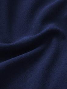 Elegant French Romantic Backless Hollow-Out Cinched Waist Sexy Charming Maxi Dress, Suitable For Christmas, Holiday Party, Date - Navy Blue - View 9