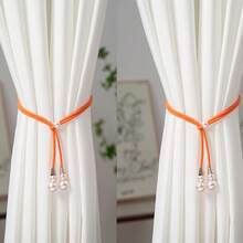 Adjustable Curtain Tie Backs, Pearl Curtain Tiebacks, Curtain Clips - Multicolor - View 11