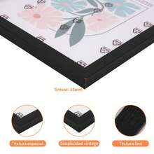 Set de 10 para Fotos - Dos de 8x10, Cuatro de 5x7, Cuatro de 4x6, Montaje en Pared, Color Marrón Rojizo para Galerías en Pared o Exhibición en Mesa - Marrón rojizo - Ver 4