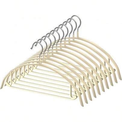 ハンガー 型崩れ防止ハンガー すべらない 跡がつかない おしゃれ 曲がらない 人体hanger 洗濯物干し 多機能衣類はんがー 乾湿両用（ホワイト 20本）
