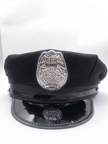 1 Peça Boné com Tema de Festa, Leve e Confortável, Adornado com um Emblema de Metal. Perfeito para Festas de Feriados, Reuniões Privadas, Role-Playing e Diversos Cenários de Cosplay.