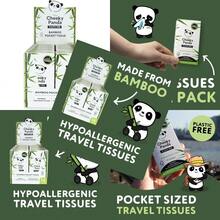 The Cheeky Panda Bamboo Facial Tissue 14 X Plastic Free Travel Tissue Packs 140 Super Soft Pocket Tissues - 白色 - 查看 1