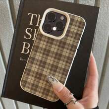1pc Retro Elegant Classic College Style Pattern TPU Phone Case Compatible With IPhone/Compatible With Redmi/ 17 Pro Max,International Version, Not The Domestic Version - White - View 1