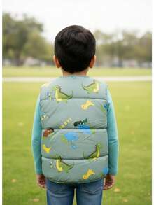 Tween Boys Jackets - Olive Green - View 3
