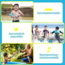 Set de 12 Pistolas de Agua de Espuma para Niños de 18 Meses a 4 Años - Plástico Colorido, Alcance de 35 Ft para Piscina, Playa y Patio - ‎Colorido - Ver 8