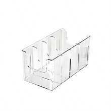1/2pcsTransparent Tie And Belt Organizer Acrylic Closet Drawer Storage Men's Pants Belt Display Rack Belt Storage Box - Multicolor - View 8