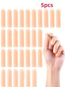 5 件/10 件/15 件可修剪凝胶手指保护套，硅胶指尖套，可重复使用柔软有弹性的手指套，适用于 DIY 工艺品、家庭清洁手指套