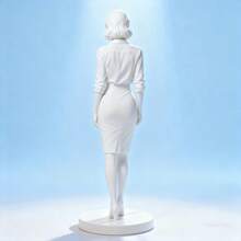 Custom 3D Printed Personalized Q-Version Figurine, Full White Model Action Figure - White - View 6