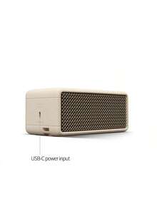 Marshall Loa Bluetooth di động EMBERTON III có âm thanh nổi mạnh mẽ, thời lượng pin 32 giờ, khả năng chống nước IP67, cân bằng âm lượng động và chuyển đổi liền mạch giữa trong nhà và ngoài trời. - màu trắng sữa - Xem 3