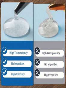 50pcs Transparent Hot Melt Glue Sticks, DIY Adhesive, Suitable For Glue Gun, Office And Home Use, Industrial Glue Sticks - Multicolor - View 8