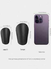 1双迷你专业足球训练护腿板，轻便小巧的防护装备 - 彩色 - 查看 2