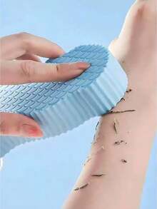 Sponge Bath Scrubbers With Fish Scale Textured 3D Design, Gentle On Skin, Bathing Cleansing Tool,Adorable Fish-Shaped Sponge, Soft Pumice Stone For Scrubbing, Seasonal Bath Sponge For Bathing, Swimming, Cleaning,Bath Sponge Embossing Soft Bath Sponge Household Scrub Tool, Painless Exfoliation Back To School