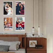 Set de 6 de Fotos Acrílicos Transparentes de 5X7 Pulgadas para Montaje en Pared - Ideal para Hogar, Escuela y Oficina - transparent - Ver 4