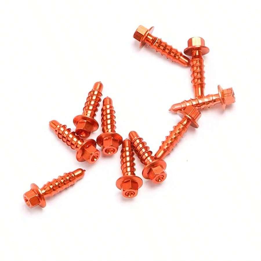 Geländemotorrad Karosserie Aluminium Legierung Befestigungsschrauben in Farbe, geeignet für KTM SX SXF XC XCF EXC EXCF XCW TPI TE FE TC FC TX FX 2004-2026 ENDURO MX Motorrad Karosserie Schrauben, Schutz Schrauben, Rahmen Karosserie Schraube Set