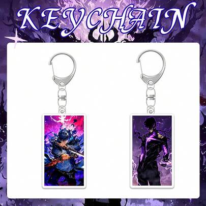 Llavero de anime Solo/Leveling, accesorio, decoración única para bolsos, jeans, botellas de agua, gran regalo para cumpleaños, fiesta, Navidad