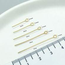 50 peças 16/20/26/30/35mm Pinos em Ouro, Ouro Branco e Prata Banhada, 9 Garras, Suprimentos para Fabricação de Joias para Contas, Pulseiras, Colares, Pingentes, Artesanato DIY