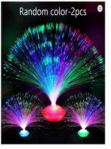 LED Lampshade Shine (Fiber Optic) Party Decoration - Multicolor - View 6