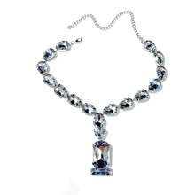 Collar de borlas de lujo estilo bohemio, accesorio de collar maxi brillante y cristalino sexy para mujeres, adecuado para fiestas