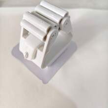 1 pieza Soporte transparente y resistente para trapeador, organizador autoadhesivo para pared, gancho para trapeador, organizador de gancho para baño