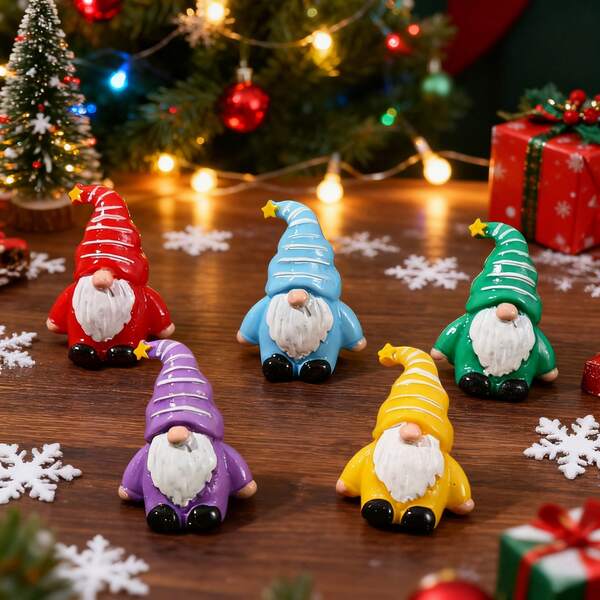 5/10/15Pcs Christmas Decorations Gnomes: Cute Holiday Ornaments & Ideal Gifts For Festive Cheer