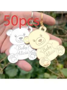 Quà tặng gấu bông tùy chỉnh cho tiệc tùng (10/30/50/100/200 chiếc), kèm thiệp chúc mừng, cung cấp số lượng lớn | Móc khóa acrylic | Phù hợp cho cả bé trai và bé gái (không bao gồm bao bì), đa chức năng, trang trí cao cấp, có thể tái sử dụng, tinh tế và phong cách, chất lượng cao, nhiều màu sắc, hiện đại và thời trang, có thể tùy chỉnh, cá nhân hóa, độc đáo, món quà lý tưởng cho anh ấy/cô ấy, món quà lý tưởng cho cô ấy, bạn trai, bố, bạn gái, mẹ, gia đình, bạn bè, phòng trà, nhà, vườn, văn phòng, kỷ niệm, Ngày của Mẹ, sinh nhật, Ngày của Cha, lễ tốt nghiệp, đám cưới, tiệc tân gia, đồ dùng tiệc tùy chỉnh, tình yêu vĩnh cửu, cái ôm bỏ túi, quà tặng tắm em bé. - Nhiều màu - Xem 17