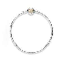 PANDORA 潘朵拉 Moments系列字母刻印鏈扣蛇形手鍊基本款DIY蛇骨手鍊情侶基礎手鍊925銀女友禮物生日禮物聖誕節禮物母親節禮物 - 銀色 - 查看 2