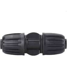Drip Irrigation Fittings, 520 IDx. 650 OD 12 To 14 Irrigation Parts Barbed Reducer Tee, Lock Reduced 6 Way Connectors - 10 Pack - 1/2" Straight Connectors - View 2