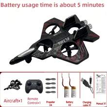 Remote-Controlled Combat Airplane Toy Drone For Children, Altitude-Holding Quadcopter With Durable Lights And Hover Capability