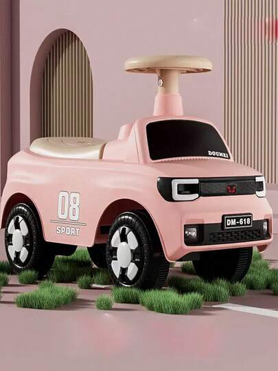 Coche de equilibrio para niños, coche giratorio, 1-3 años, scooter de cuatro ruedas para 2 bebés, scooter infantil, coche Niuniu, coche yo-yo