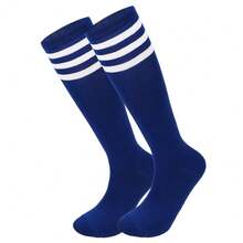 3-Stripe Outdoor Mid-Calf Football/Soccer, Dance, Golf Knee-High Socks