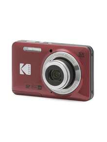 Kodak FZ55 Digital Camera, 16.35 Million Pixels, 2.7" Screen, 5x Optical Zoom, 28mm Wide-Angle Lens, 1080P HD, Compact And Portable, 14 Scene Modes, Birthday Gift, Red Set - Red Suit - View 5