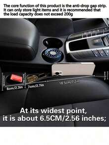 2-In-1 Car Seat Gap Filler & Storage Box, Multi-Functional Organizer, Anti-Drop Anti- Crevice Box, Practical Car Accessories