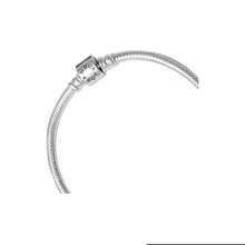 PANDORA 潘朵拉 Moments系列搭配桶形鏈扣蛇形手鍊基本款DIY蛇骨手鍊情侶基礎手鍊925銀女友禮物生日禮物聖誕禮物母親節禮物 - 銀色 - 查看 5