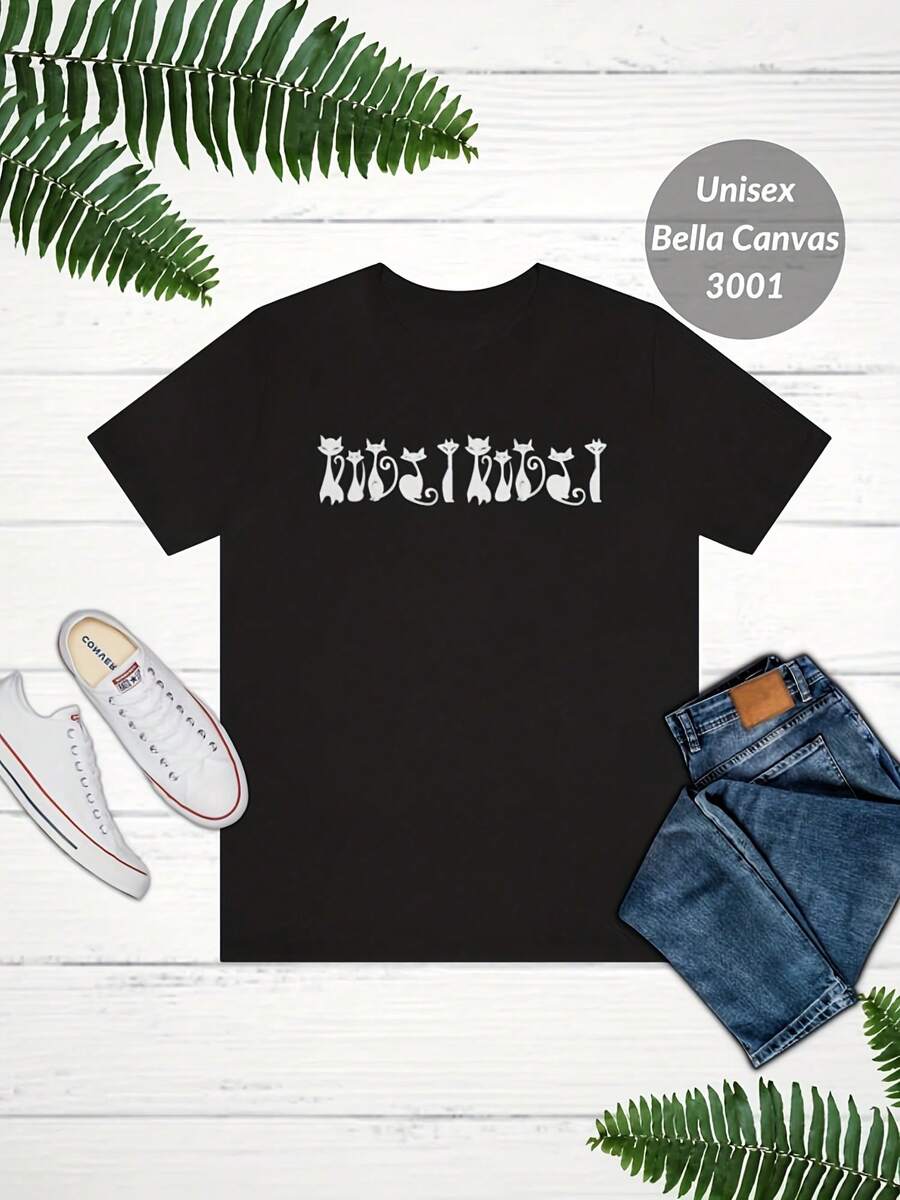 White Cats Shirt, Pet Animal Kitty Lovers Tees Gift For Her Him, Uni Bella Canvas T-Shirts (DR17TW2) - 款式30 - 查看 1