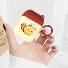Cute Bee Earphone Case Compatible With AirPods 4th/2nd/3rd Gen, Pro Protective Cover, New Soft Earphone Shell - Multicolor - View 4