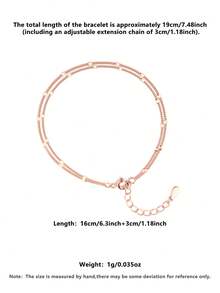 1 Set Of 2pcs Elegant S925 Sterling Silver Double Layer Bracelet, Silver/Gold/Rose Gold Tone, Layered Bracelet, Suitable For Women's Daily Wear And Vacation, Minimalist Niche Design, Hypoallergenic, Great For Valentine's Day, Birthday Gift, Comes With Delicate Gift Box