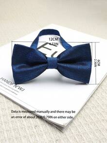 1pc Shiny Men's Bow Tie, Suitable For Business, Party, Gift, Casual And Streetwear - Multicolor - View 6