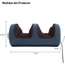 ¡RecomendadoBluelander Masajeador de Pies Eléctrico con Calor, 3 Niveles de Intensidad, Masajeador de Pantorrillas y Brazos Ergonómico, Ranura Masajeadora, Alivia el Dolor y Fatiga¡Top de Temporada - 1 - Ver 5