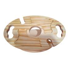 Tábua de Petiscos Porta Taças e Vinho Decoração Cantinho do Churrasco Madeira Frios Presente Noivado