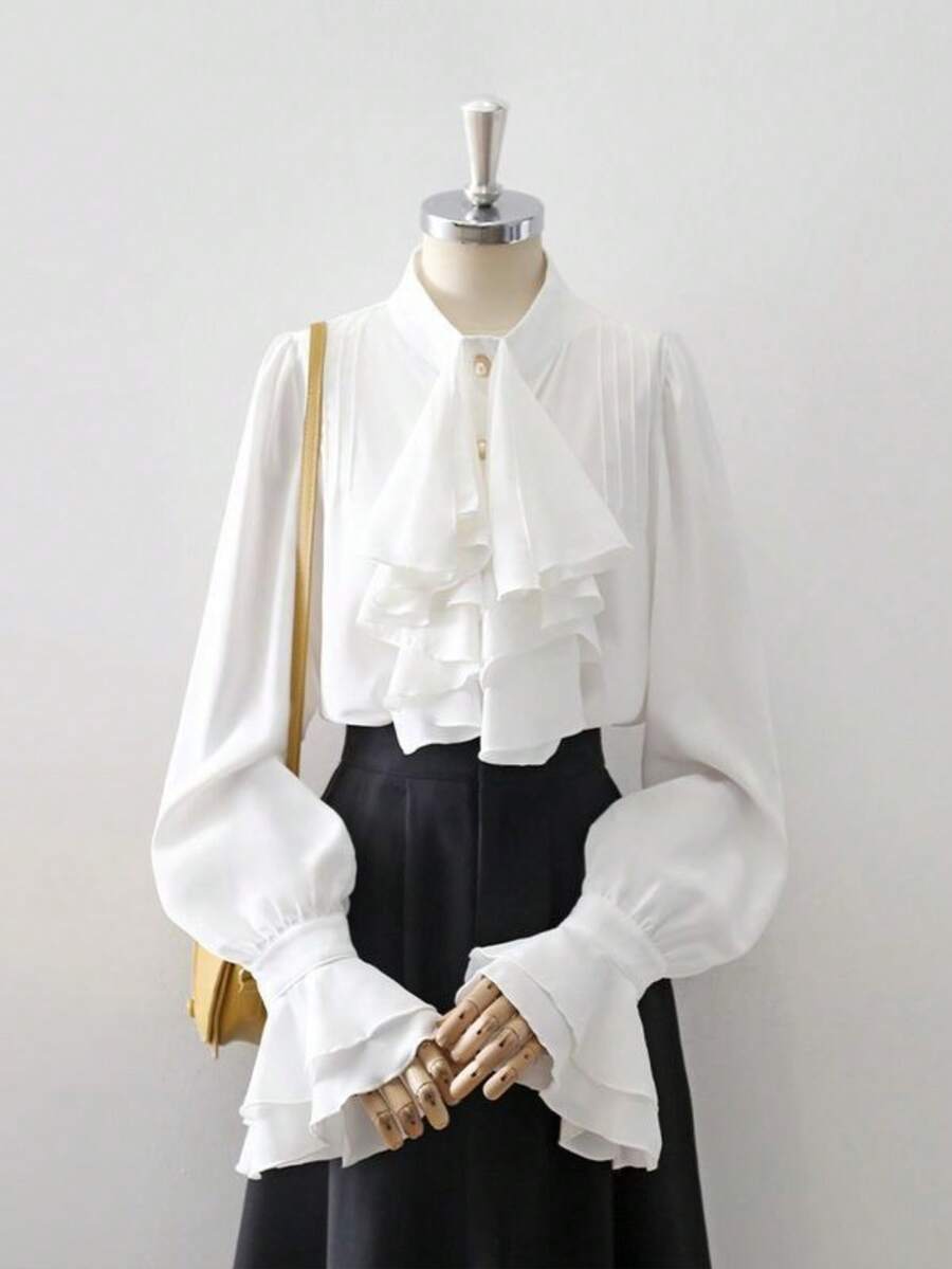 Women Blouses - trắng - Xem 1