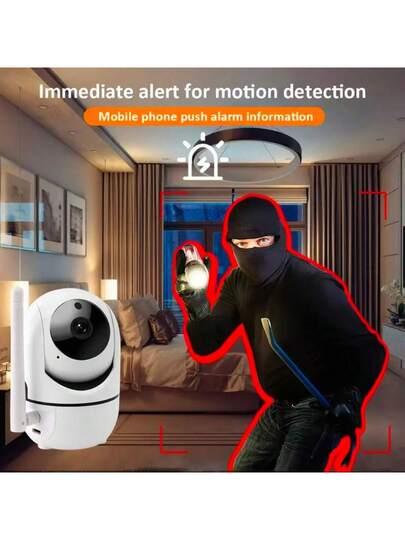 1/2/ 1080P Wireless Security Camera, 2.4G WiFi, Night Vision, Two Way Audio, 355° Panoramic View, Home, Baby Room, Elderly USB Powered, Indoor/Outdoor Surveillance Camera view 7