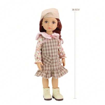 15 Inch/38.5cm Girl Doll, Dressed In Full Outfit With Shoes, Fashion Doll, Cute Girl Toy, Holiday Gift For Kids