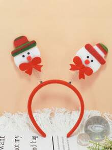 9 Pieces Christmas Headbands Christmas Parties Favors Decoration Supplies Xmas Gifts Photo Booth Xmas Tree Snowman Reindeer Antlers Santa Hat Cute Christmas Head Hat Toppers,Great Fun And Festive For Christmas Party Favors Holiday Favors Photos Booth - Multicolor - View 2