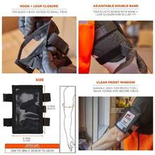 Gancho y bucle para identificación de brazo de doble banda